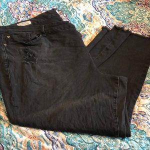 Torrid black skinny cropped